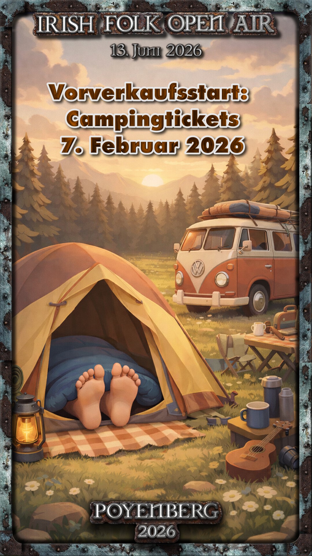 Campingticket Vorverkauf